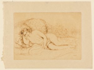 Nu allongé - Pierre Auguste Renoir