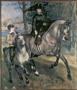 Cavalière au Bois de Boulogne - Pierre Auguste Renoir