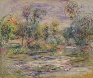 Paysage fluvial (Bleus)