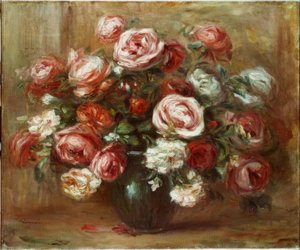 Nature morte aux roses