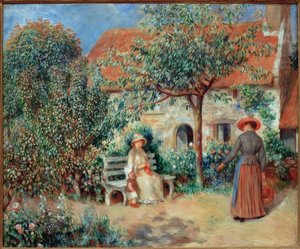 Scène du jardin en Bretagne