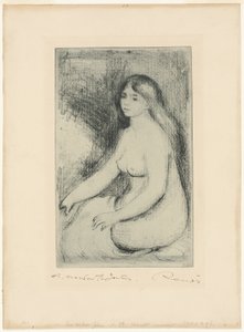 Baigneuse assise