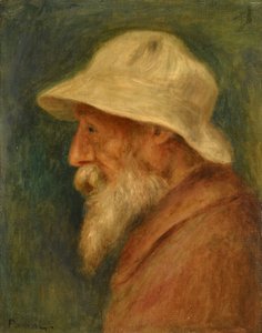 Autoportrait avec chapeau blanc