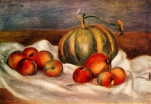 Nature morte avec melon et pêches, 1905