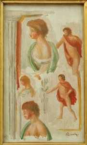 Étude de figures antiques - Pierre Auguste Renoir