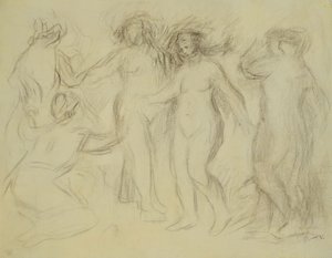 Étude pour Le Jugement de Paris - Pierre Auguste Renoir