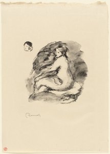 Étude de nu féminin assis, variante - Pierre Auguste Renoir