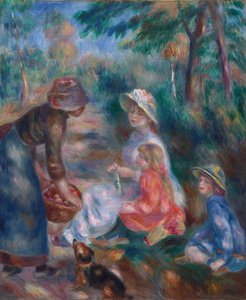 Le Vendeur de pommes - Pierre Auguste Renoir