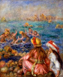 Les Baigneurs, 1892 - Pierre Auguste Renoir