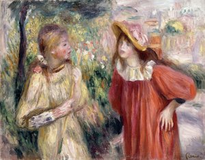 La conversation, 1895 - Pierre Auguste Renoir