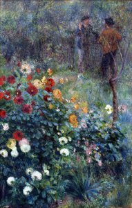 Le Jardin de la rue Cortot, Montmartre - Pierre Auguste Renoir