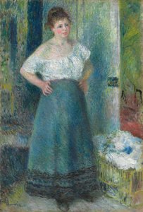 La Blanchisseuse - Pierre Auguste Renoir
