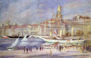 Le Vieux Port de Marseille, c.1912 - Pierre Auguste Renoir