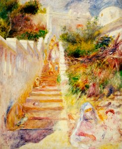 Les marches, Alger, c.1882 - Pierre Auguste Renoir