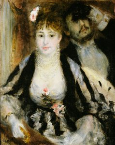 La loge, 1874 - Pierre Auguste Renoir