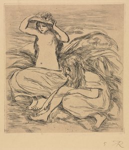 Les Deux Baigneuses - Pierre Auguste Renoir