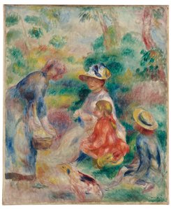 Le vendeur de pommes, 1890 - Pierre Auguste Renoir