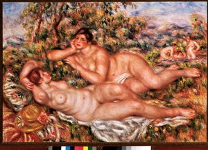 Les Baigneuses - Pierre Auguste Renoir