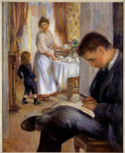 Le déjeuner à Berneval Peinture de Pierre Auguste Renoir (1841-1919) 1898 Collection privée - Pierre Auguste Renoir