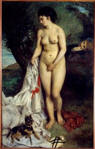 Le baigneur griffon - Pierre Auguste Renoir