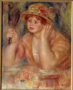 La femme au miroir - Pierre Auguste Renoir