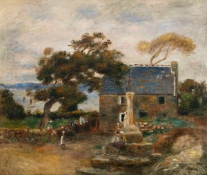 Treboul, près de Douardenez, Bretagne, 1895 - Pierre Auguste Renoir