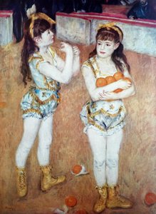 Deux petites filles de cirque - Pierre Auguste Renoir