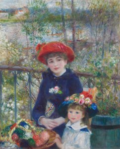 Deux sœurs (sur la terrasse)