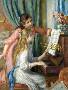 Deux jeunes filles au piano, 1892
