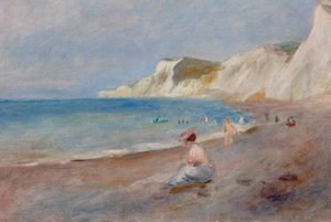 La Plage de Varengeville, c. 1880 - Pierre Auguste Renoir