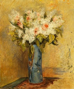 Vase de Lys et Roses, c.1870 - Pierre Auguste Renoir