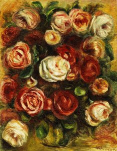 Vase de roses