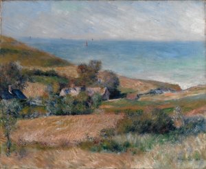 Vue de la côte près de Wargemont en Normandie, 1880