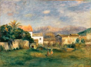 Vue de Cagnes - Pierre Auguste Renoir