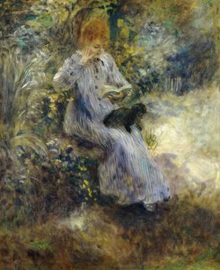 Femme au chien noir, 1874