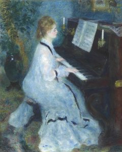Femme au piano, 1875-76