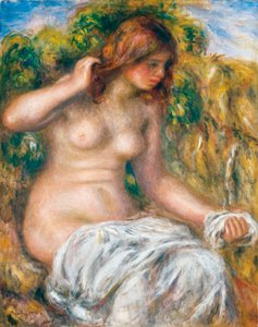 Femme près du printemps, 1914 - Pierre Auguste Renoir