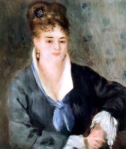 Femme en noir, 1876