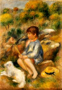 Jeune Garçon près d