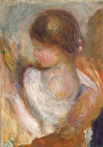 Jeune Fille Lisant, c. 1888 - Pierre Auguste Renoir