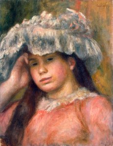 Jeune fille avec un chapeau, 1892-1894