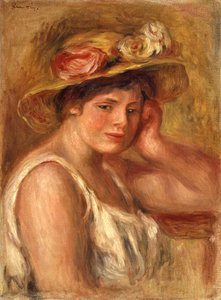 Jeune fille avec un chapeau