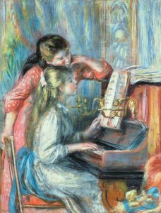 Jeunes filles au piano, 1892