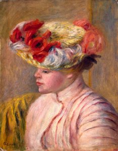 Jeune Femme au Chapeau Fleuri, 1892