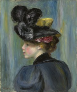 Jeune Femme au Chapeau Noir, 1895