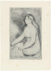 Femme nue assise - Pierre Auguste Renoir