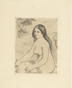 Femme nue assise - Pierre Auguste Renoir