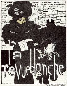 Art. La Revue Blanche. Affiche par Pierre Bonnard, France - Pierre Bonnard