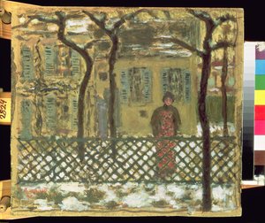 À la clôture, 1895
