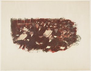 Au Théâtre, c. 1897-1898 - Pierre Bonnard
